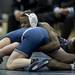 Pioneer wrestler Billy Cobb Gulley wrestles Saline Kevin Fuller on Wednesday, Feb. 6. Daniel Brenner I AnnArbor.com